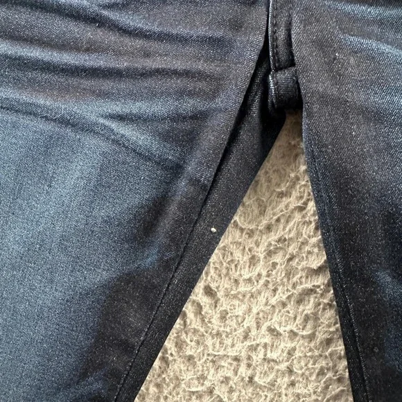 Frankie B Jeans Womens 26 Dark Wash Flare Leg Zip Pockets Stretch Low Rise - Picture 4 of 16